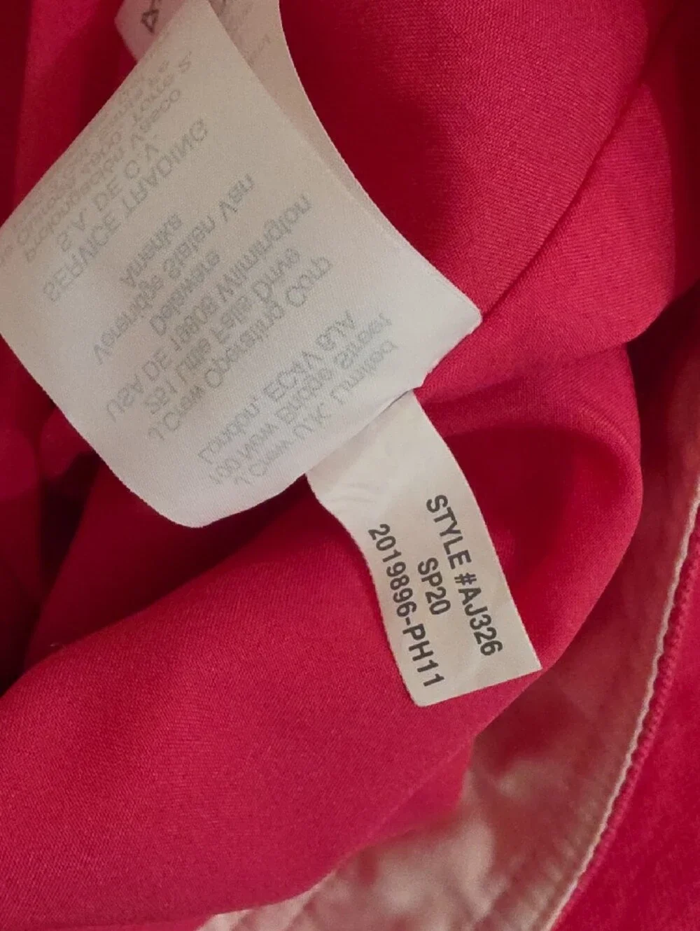 J. Crew vibrant pink
